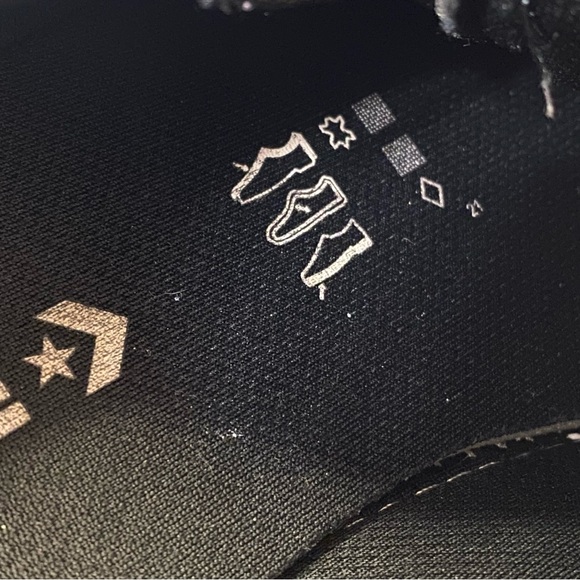 Converse One Star Black White CC "WE ARE NOT ALONE" Slip On Sneakers Unisex - Picture 9 of 10